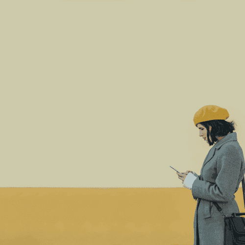 Woman using smartphone symbolising next-gen family office leaders embracing digital concierge solutions