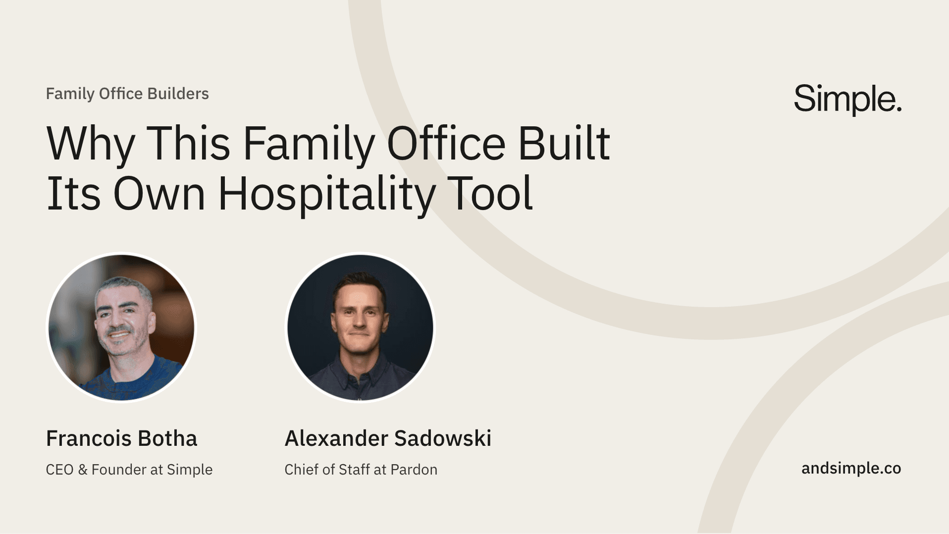  Why This Family Office Built Its Own Hospitality Tool