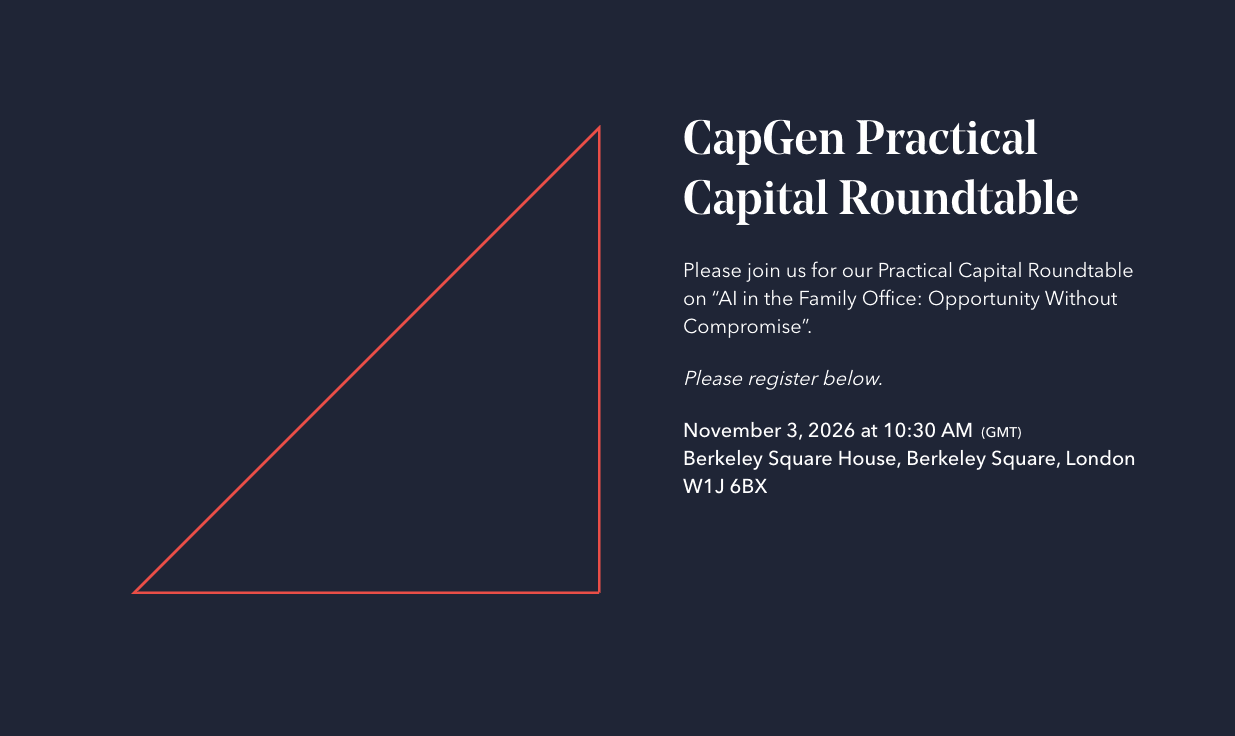 CapGen Practical Capital Roundtable