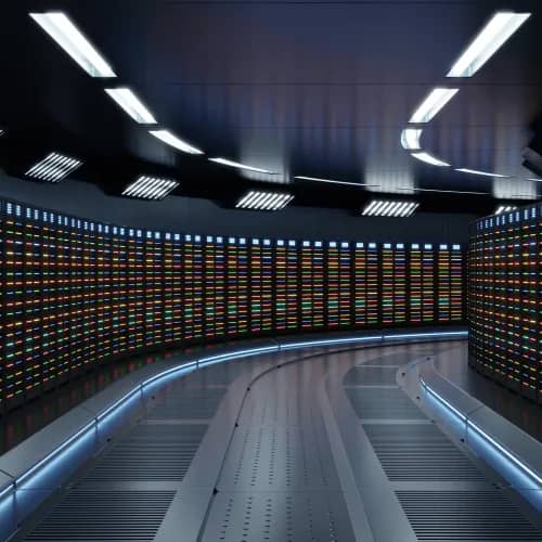 Data centre infrastructure representing AI readiness and integrated family office software systems