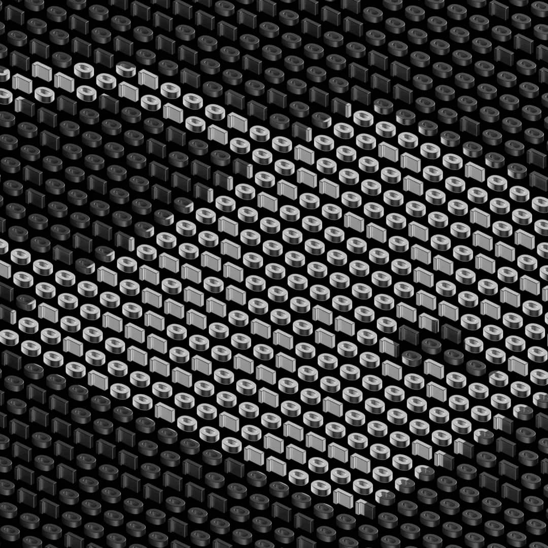 A digitized image of a lock