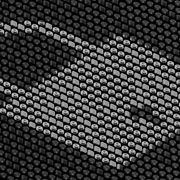 A digitized image of a lock