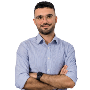 Portrait of Joaquim De la Cruz from Flanks, expert in open banking and data aggregation for family offices Portrait of Joaquim De la Cruz from Flanks, expert in open banking and data aggregation for family offices