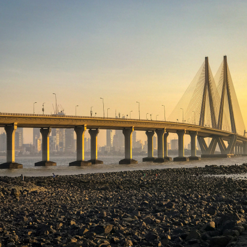 Mumbai Bandra-Worli Sea Link at sunset symbolising India’s connection between tradition and innovation in wealth management with WealthSpectrum Mumbai Bandra-Worli Sea Link at sunset symbolising India’s connection between tradition and innovation in wealth management with WealthSpectrum
