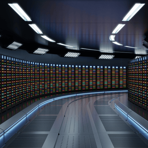 Data centre infrastructure representing AI readiness and integrated family office software systems
